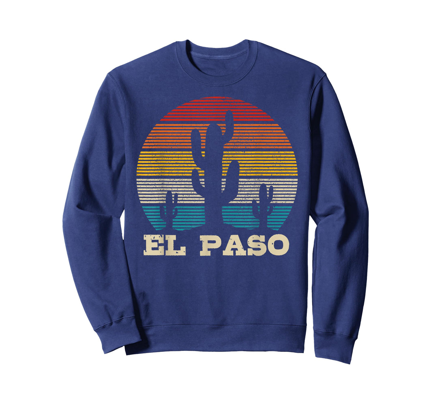 El Paso Texas Cactus Vintage Retro Desert Souvenir Gift T-Shirt