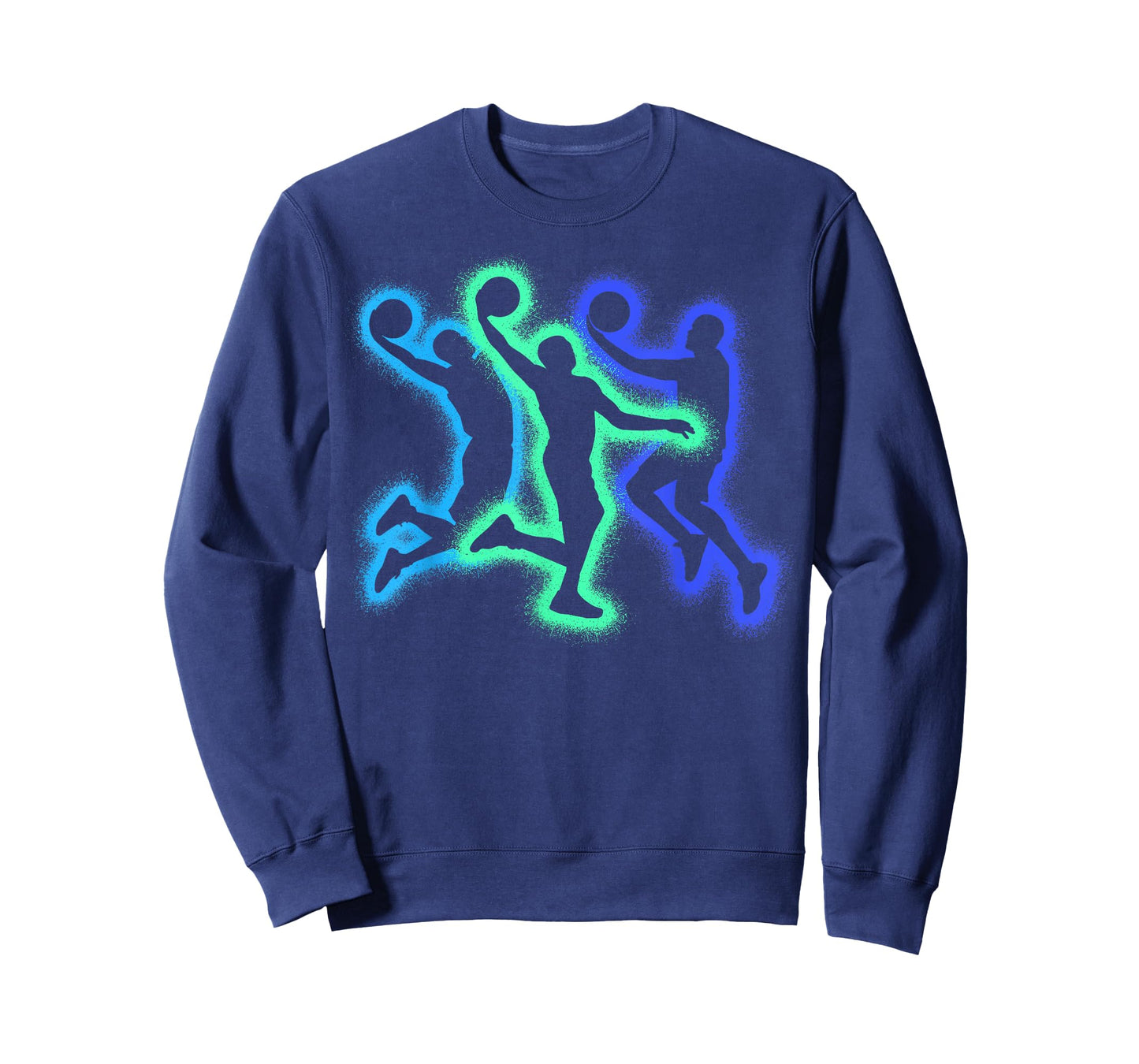 Basketball Player Dunking Silhouettes Men Basketball Boys T-Shirt