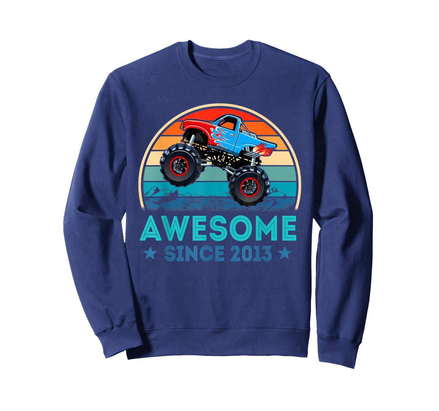 Awesome Since 2013 6th Years Old Monster Truck Shirt