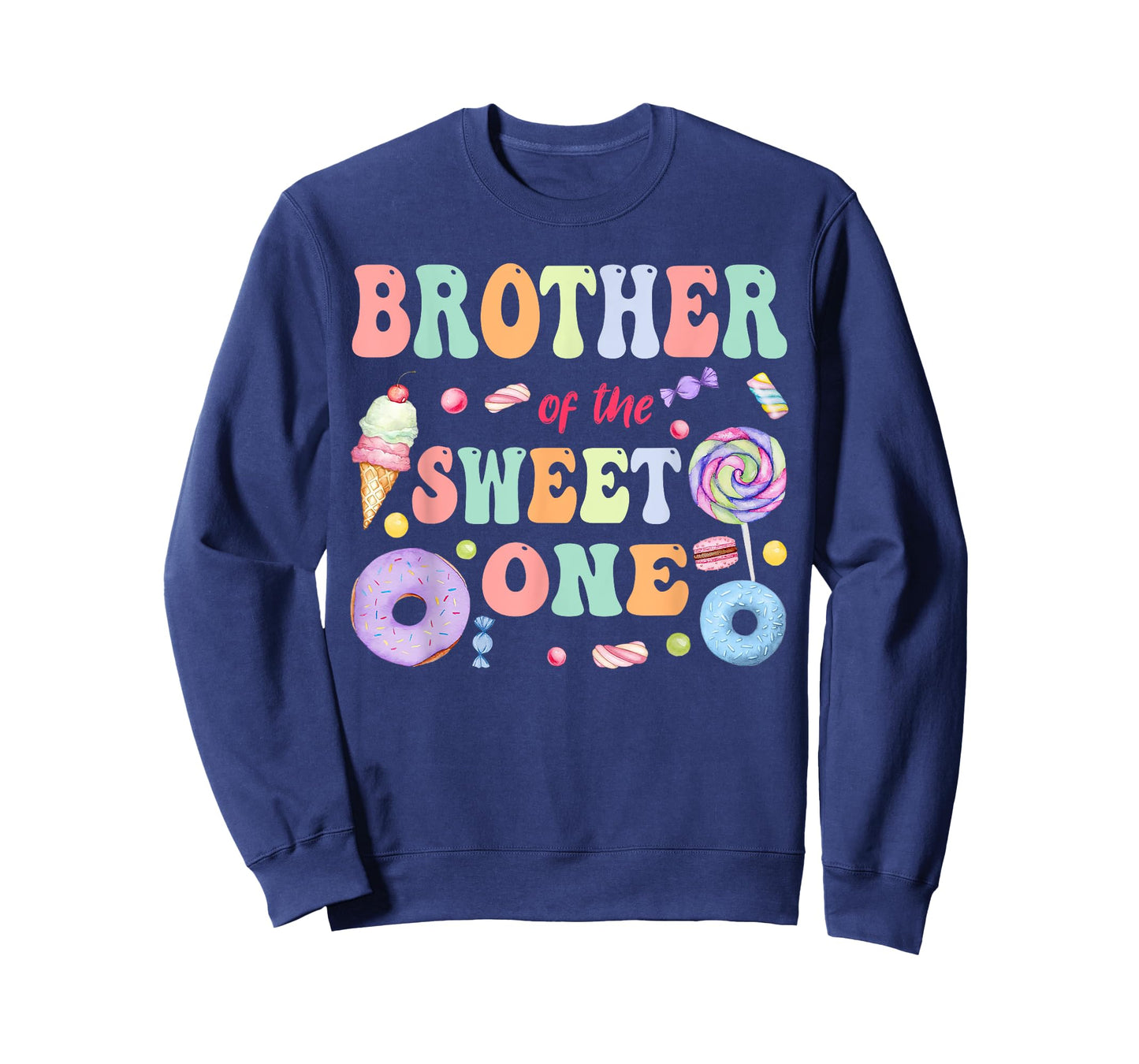 Brother of The Sweet One Lollipop Candy Birthday Party T-Shirt