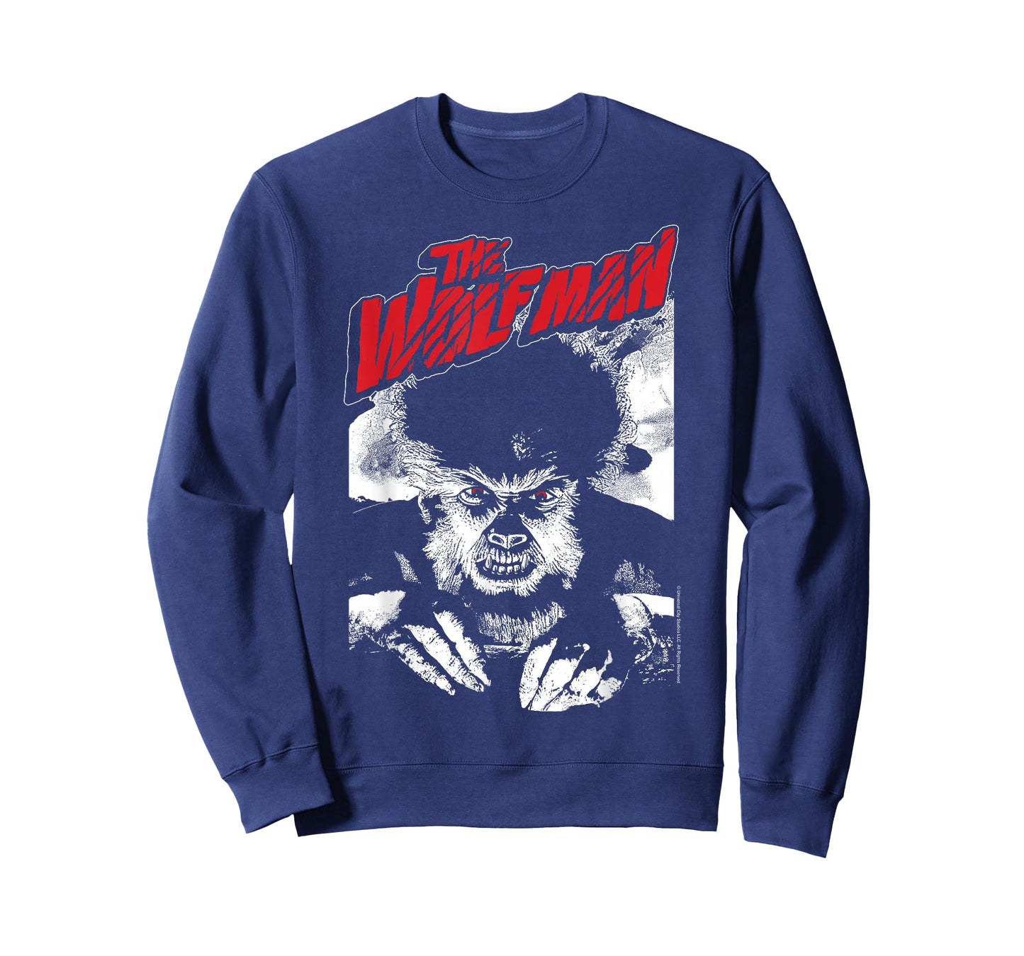 Universal Monsters The Wolfman Title Portrait T-Shirt