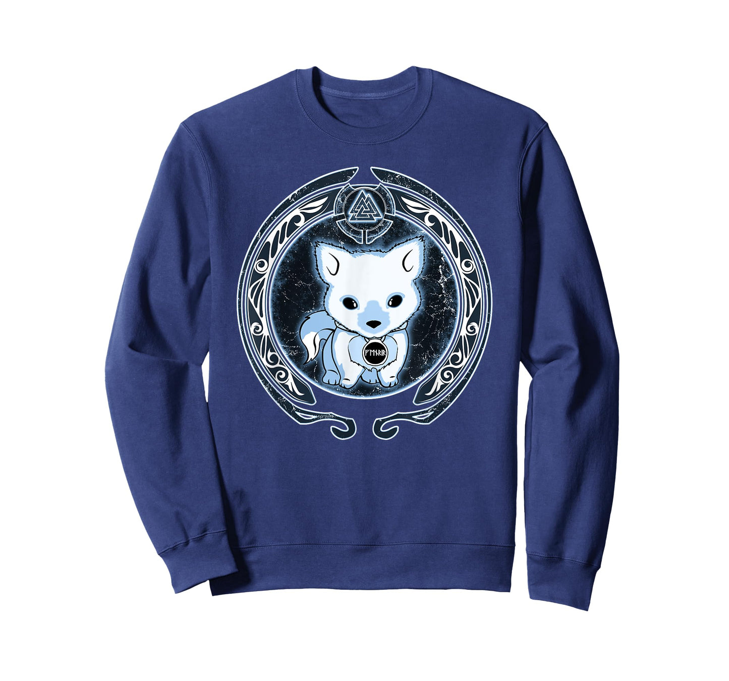 Viking Fenrir Fenris Wolf Pup Valknut Symbol T-Shirt