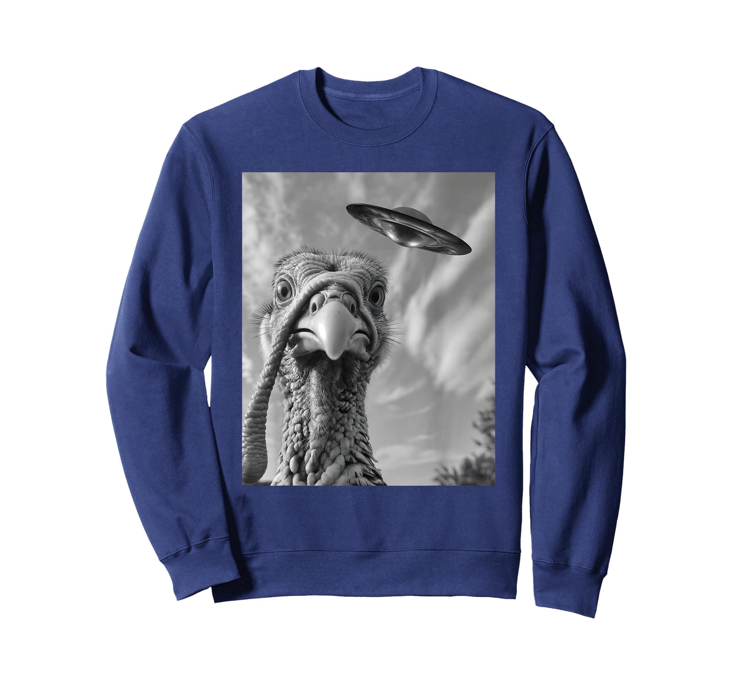 Alien Turkey UFO Selfie T-Shirt