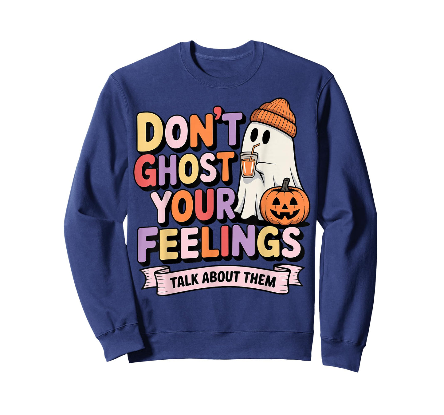 Women Dont Ghost Your Feelings Halloween School Psychologist T-Shirt