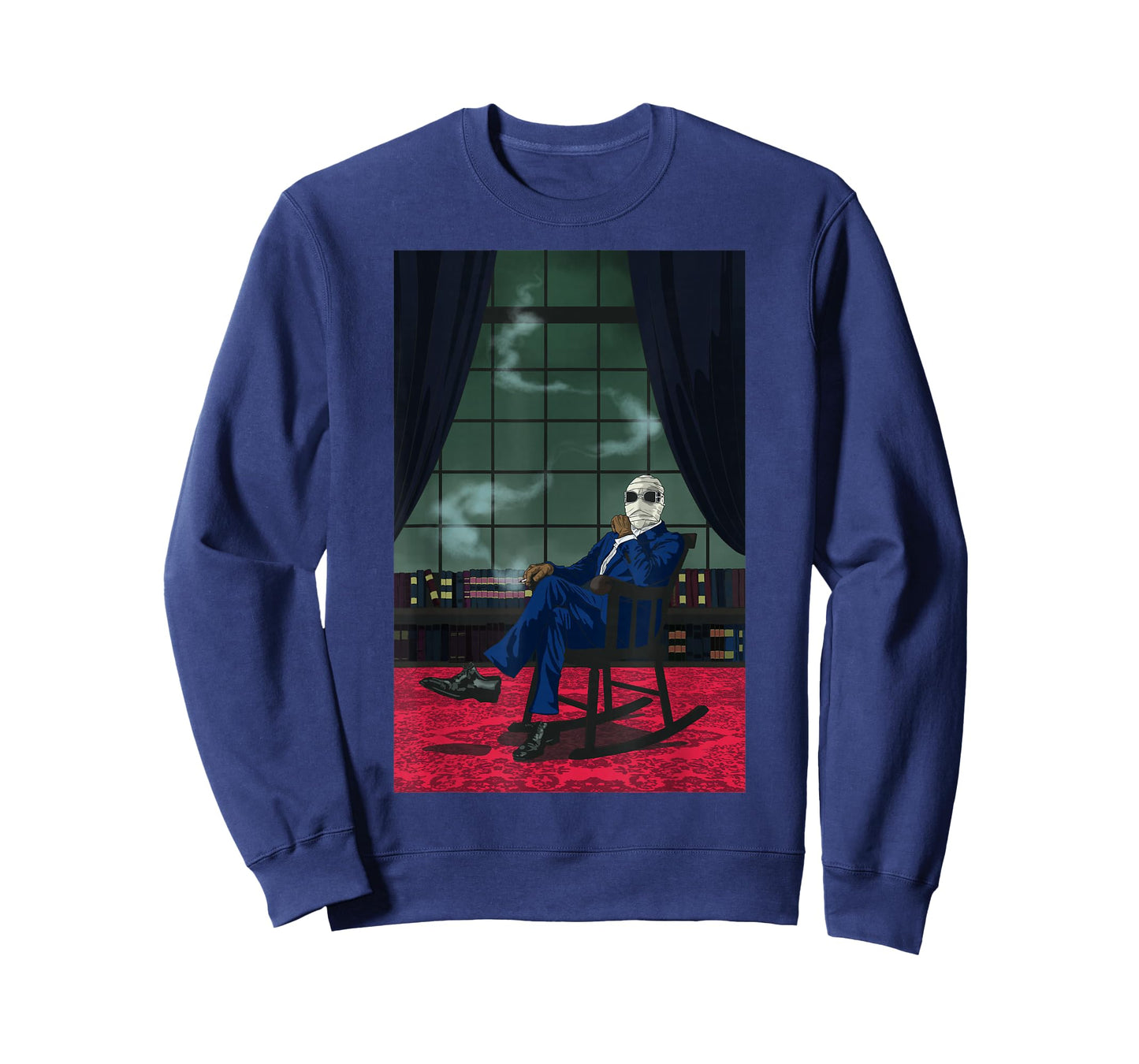 Universal Monsters Invisible Man Chair Portrait T-Shirt