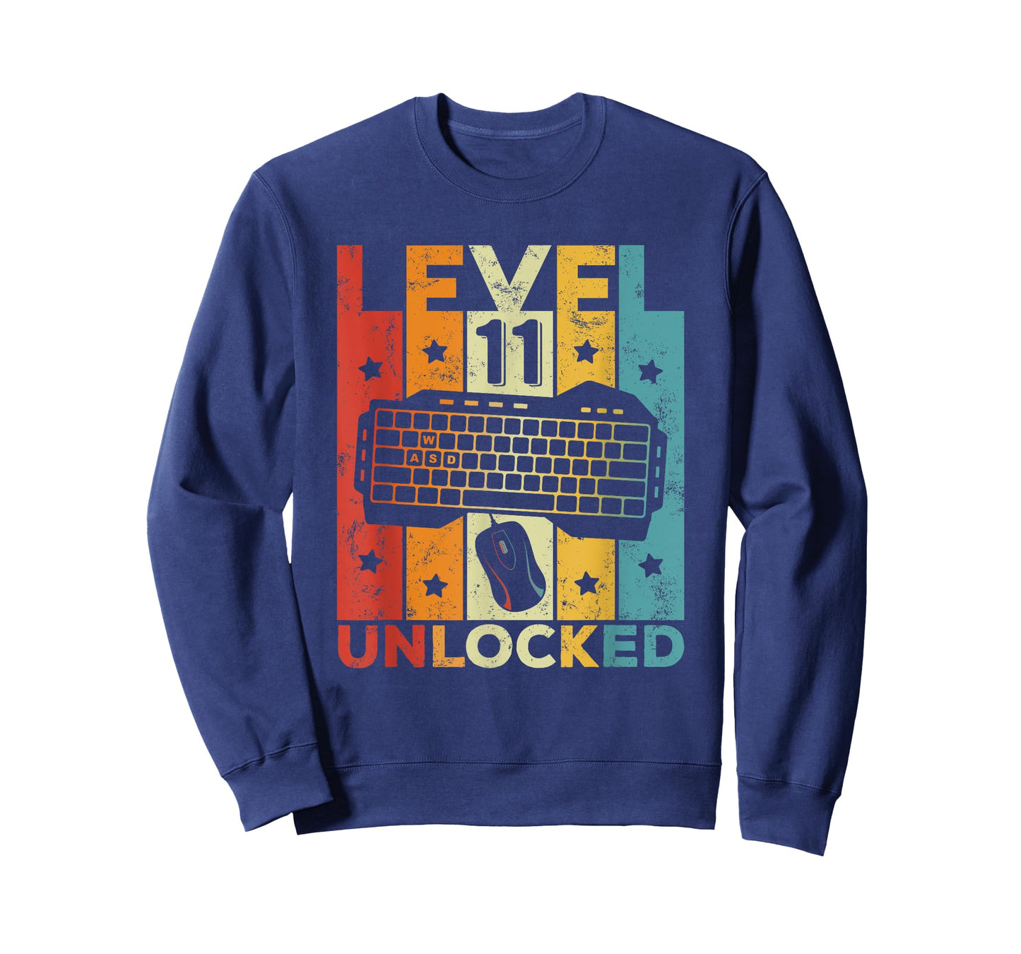 Level 11 Unlocked Gaming Keyboard 11 Birthday Boy Girl Gamer T-Shirt