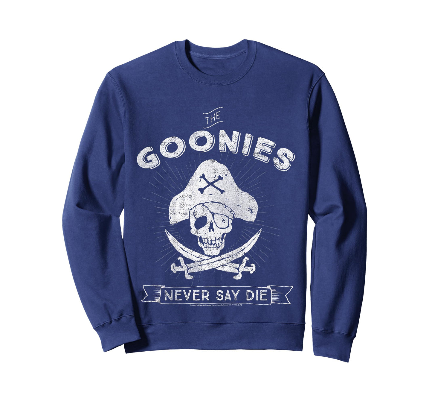 Kids The Goonies Never Say Die Pirate Captain Logo T-Shirt