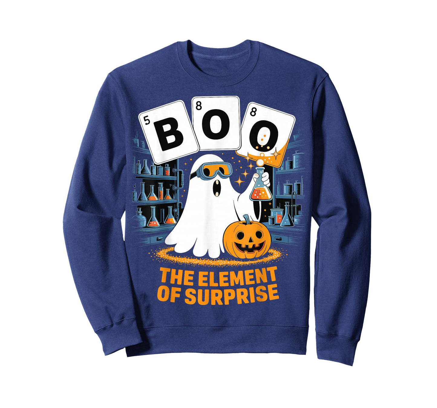 Chemistry Boo Ghost Element of Surprise Science Teacher Tee T-Shirt