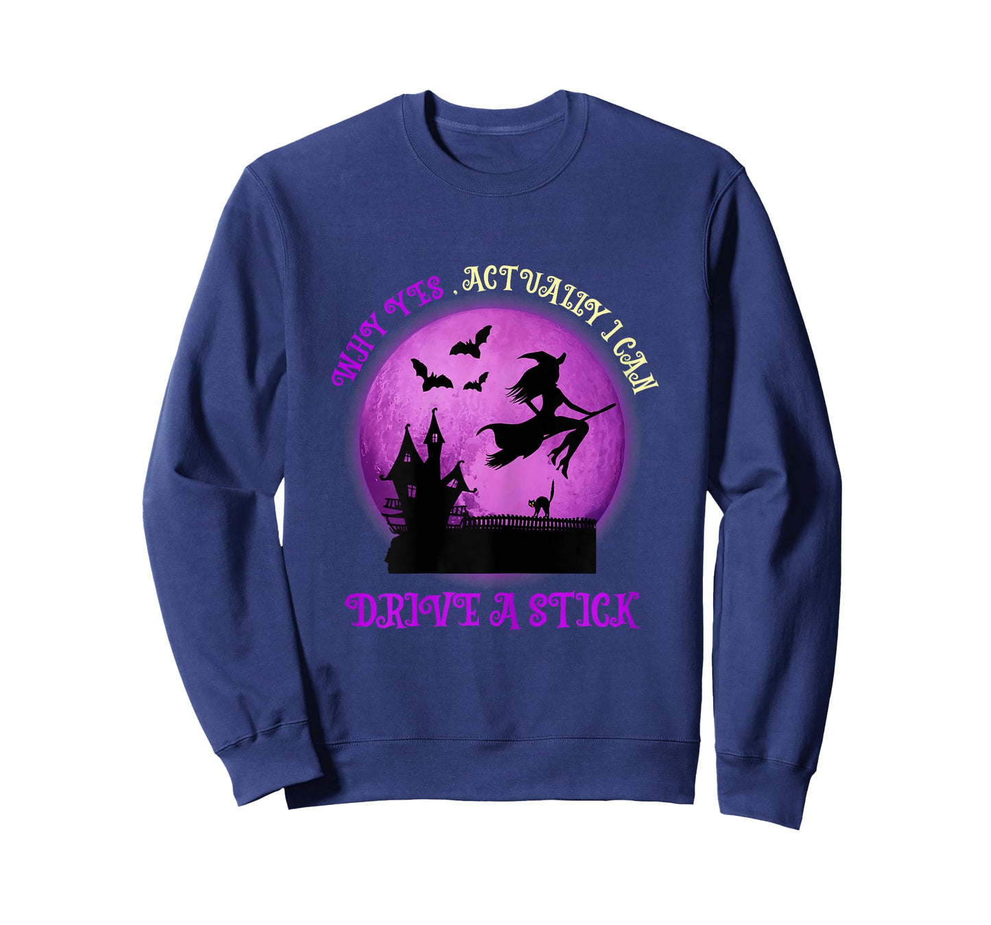 Funny Halloween Why yes actually I can drive a stick T-Shirt