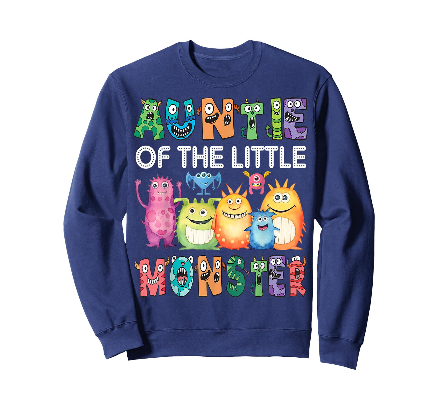 Auntie Of The Little Monster Kids 1St Birthday Party T-Shirt