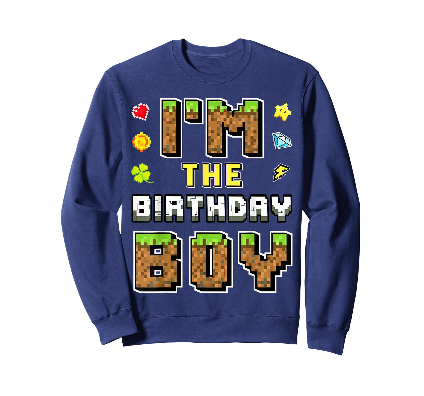 I'm The Birthday Boy Gamer Pixel Birthday Party Matching Boy T-Shirt