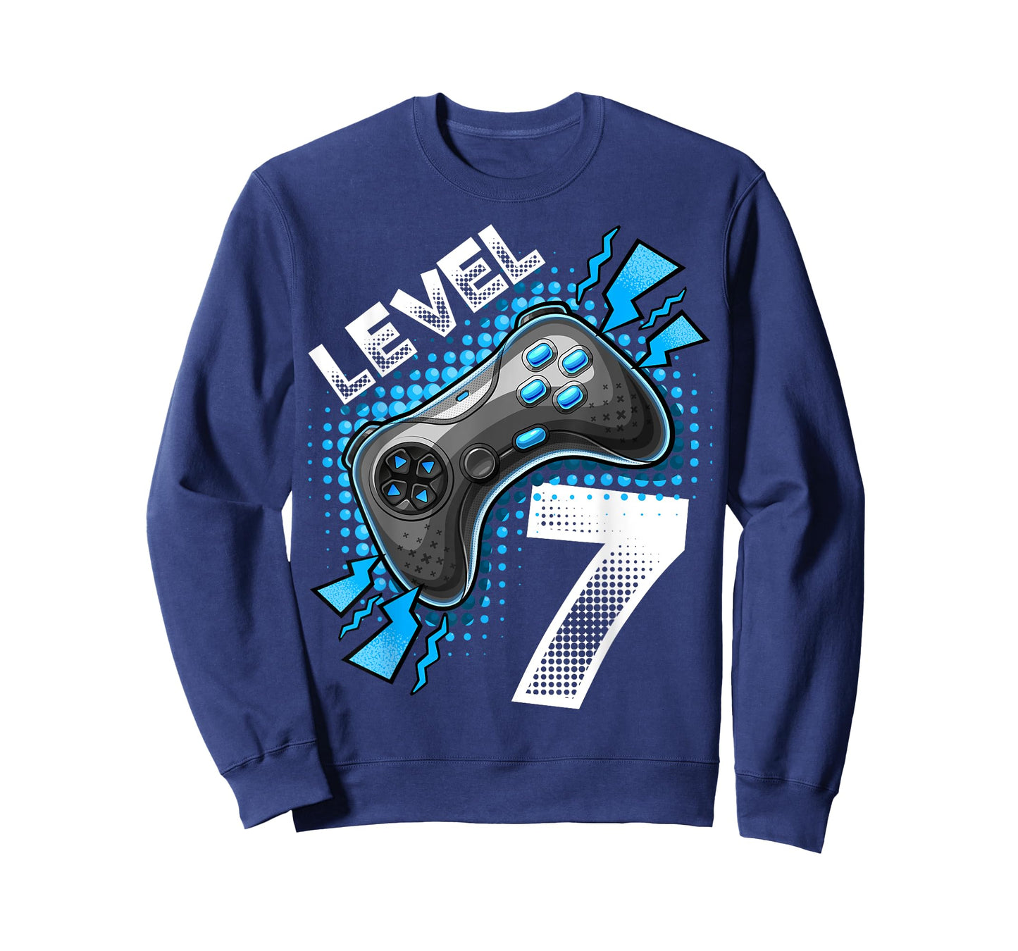 Level 7 Video Game Controller 7th Birthday Gamer Gift Boys T-Shirt