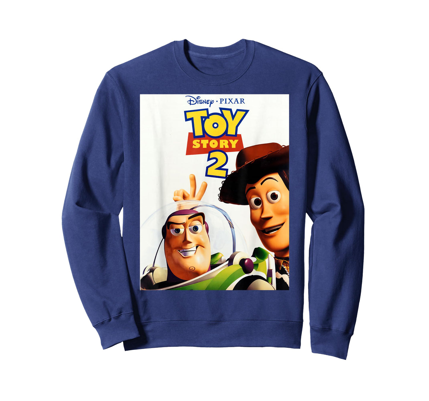 Disney Pixar Toy Story 2 Woody And Buzz Movie Poster T-Shirt