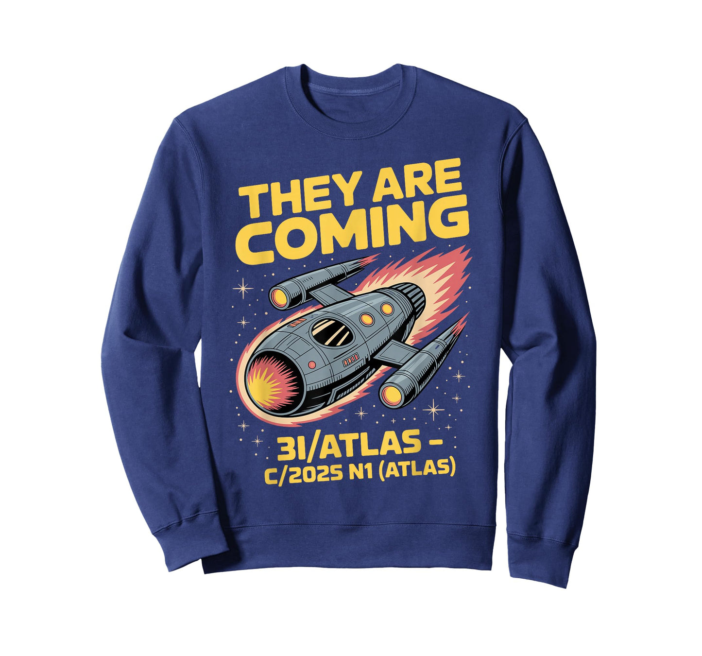3I/Atlas C/2025 N1 Spaceship Comet 2025 Funny Alien Arrival T-Shirt