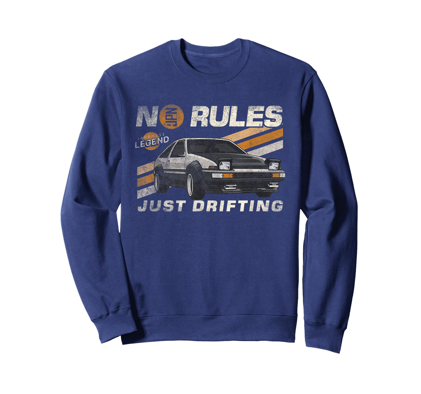 JDM Vintage Japanese drift legend no to rules just drifting T-Shirt