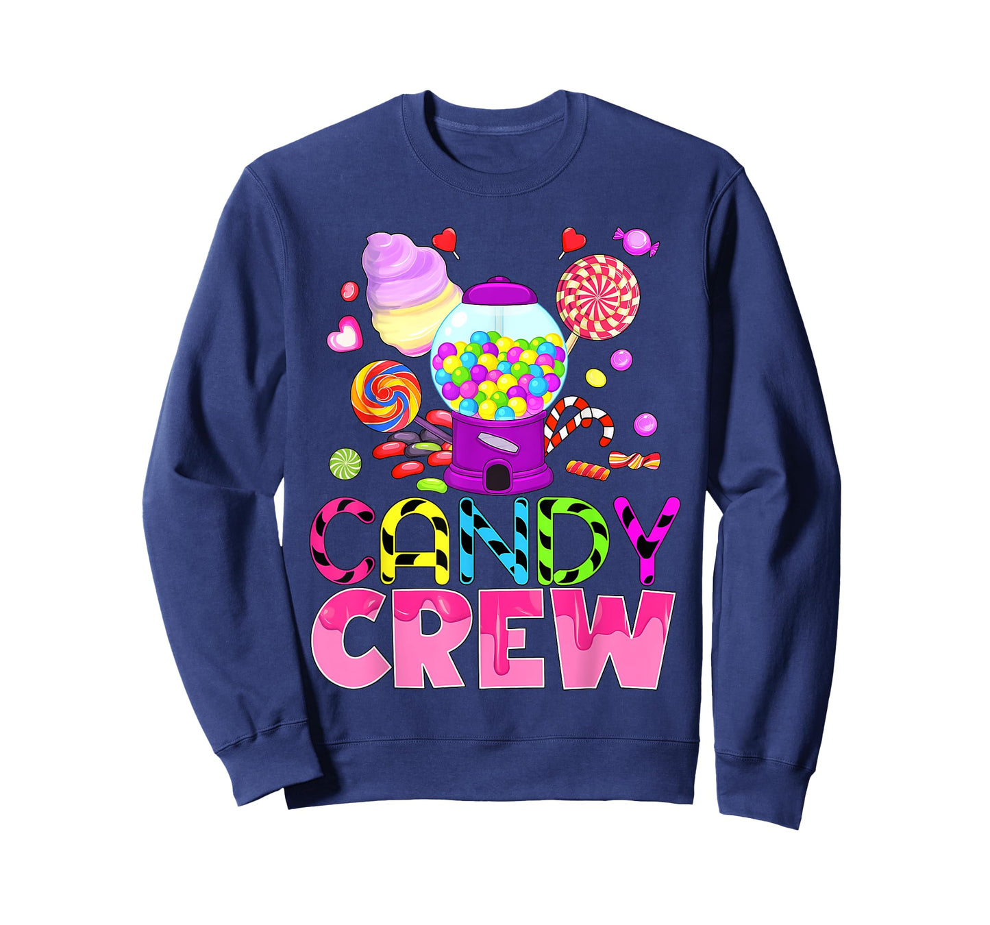 Candy Crew Funny Candy Security Girl Boy Kid Teen Women T-Shirt