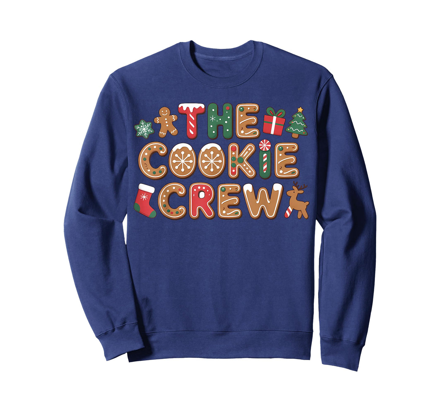The Cookie Crew Christmas Baking Cookie Lover Kids Women T-Shirt