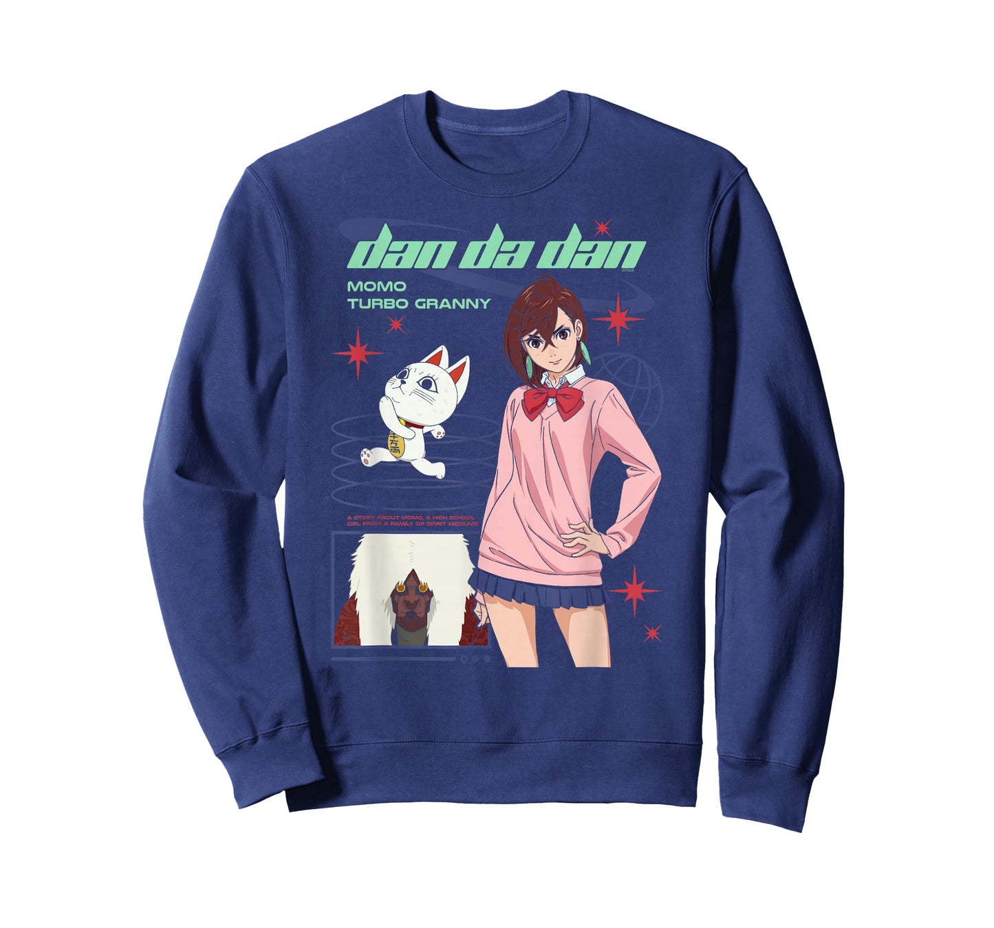 Dan Da Dan Momo and Turbo Granny Y2K Style Anime T-Shirt