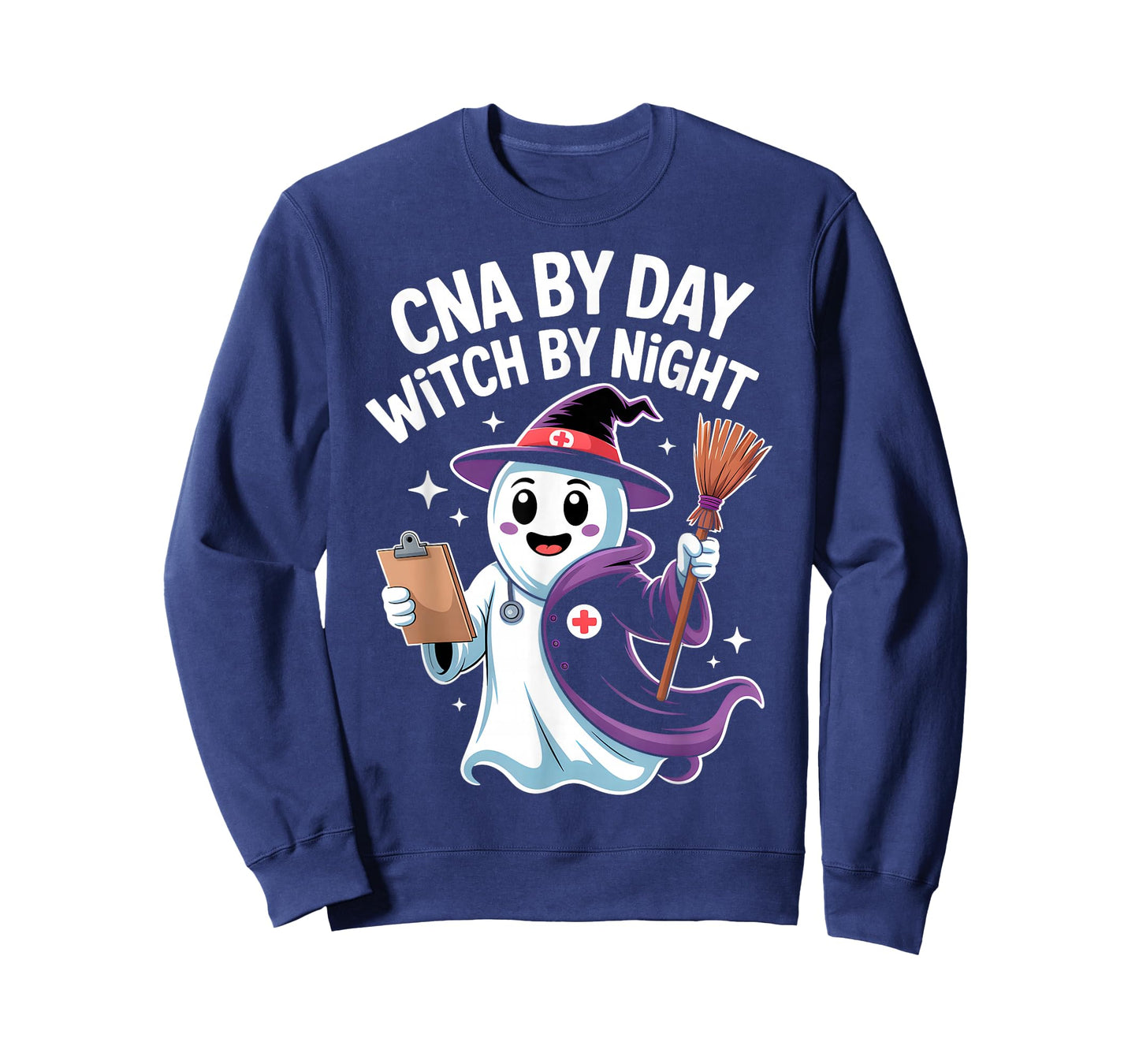CNA by Day Witch by Night Funny Halloween CNA T-Shirt