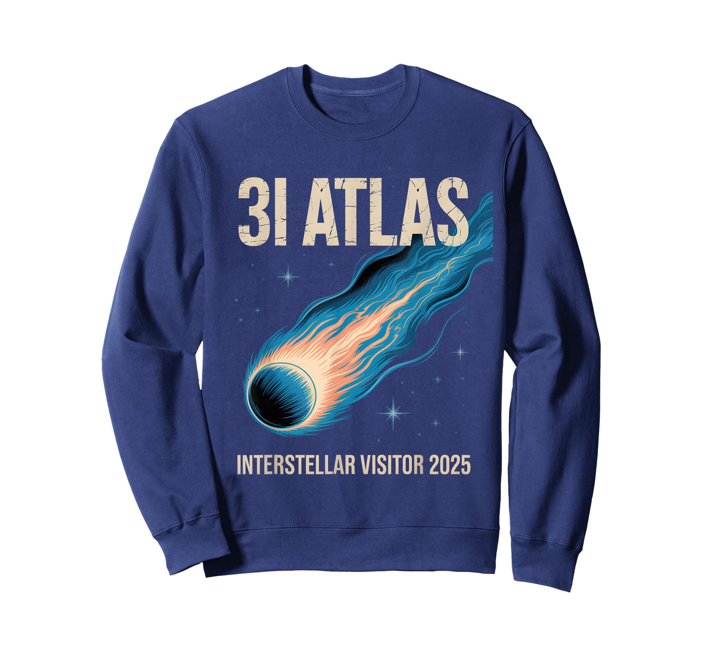31/Atlas Interstellar-Style Astronomy Visitor 2025 Retro T-Shirt