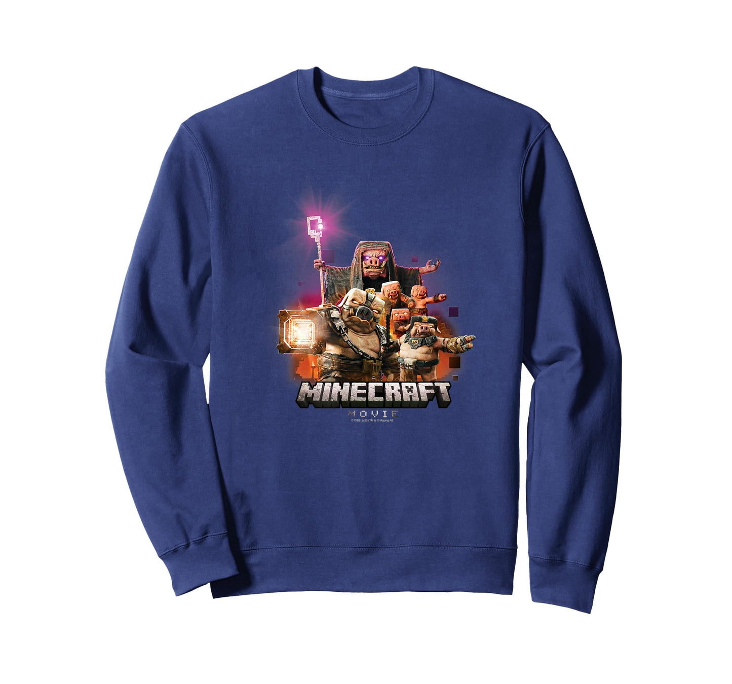 A Minecraft Movie Piglins Attack Nether Villain Mobs T-Shirt