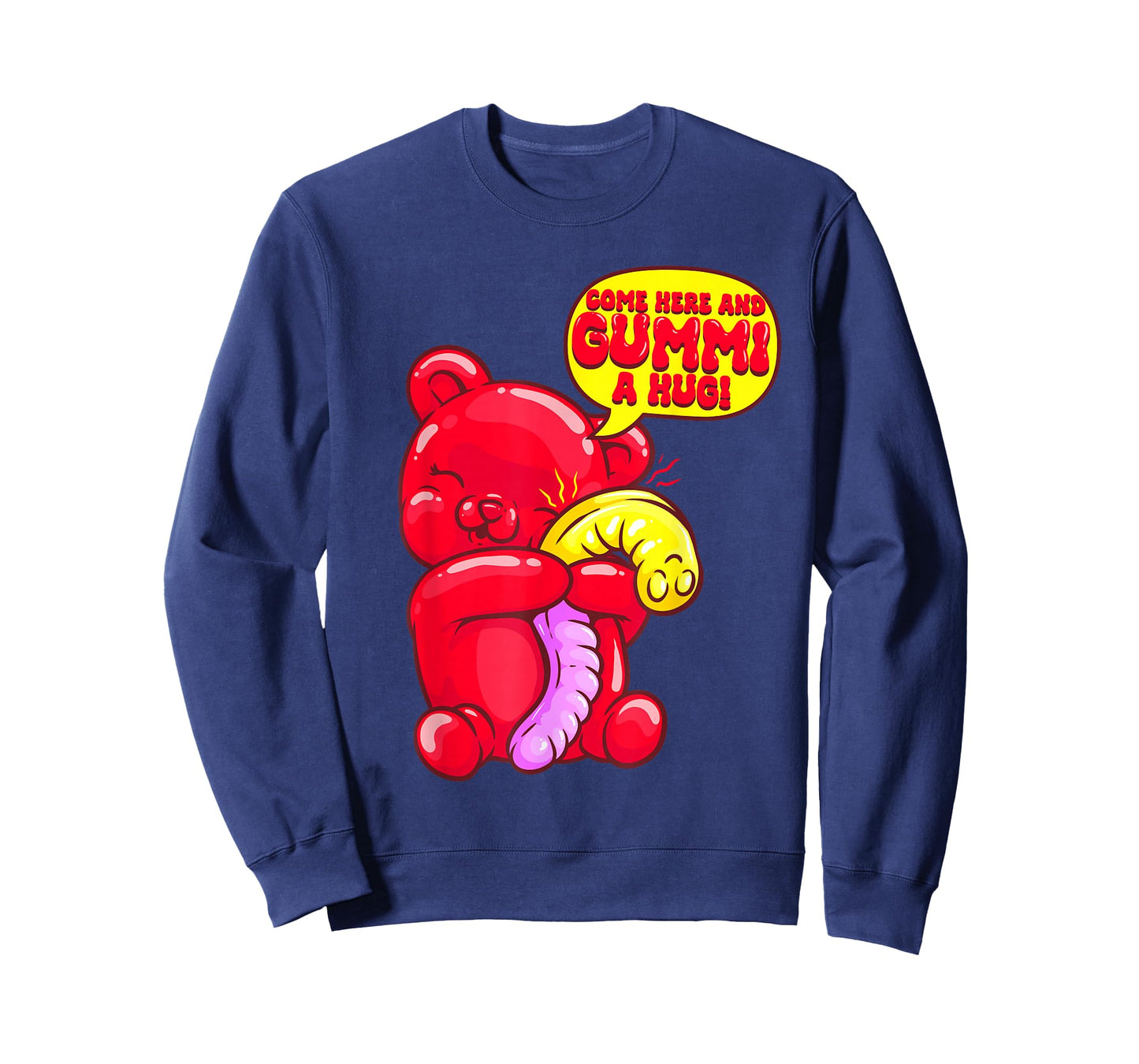 Gummy Bear Candy Shirt Gummi a Hug Food Pun Candy Lovers T-Shirt