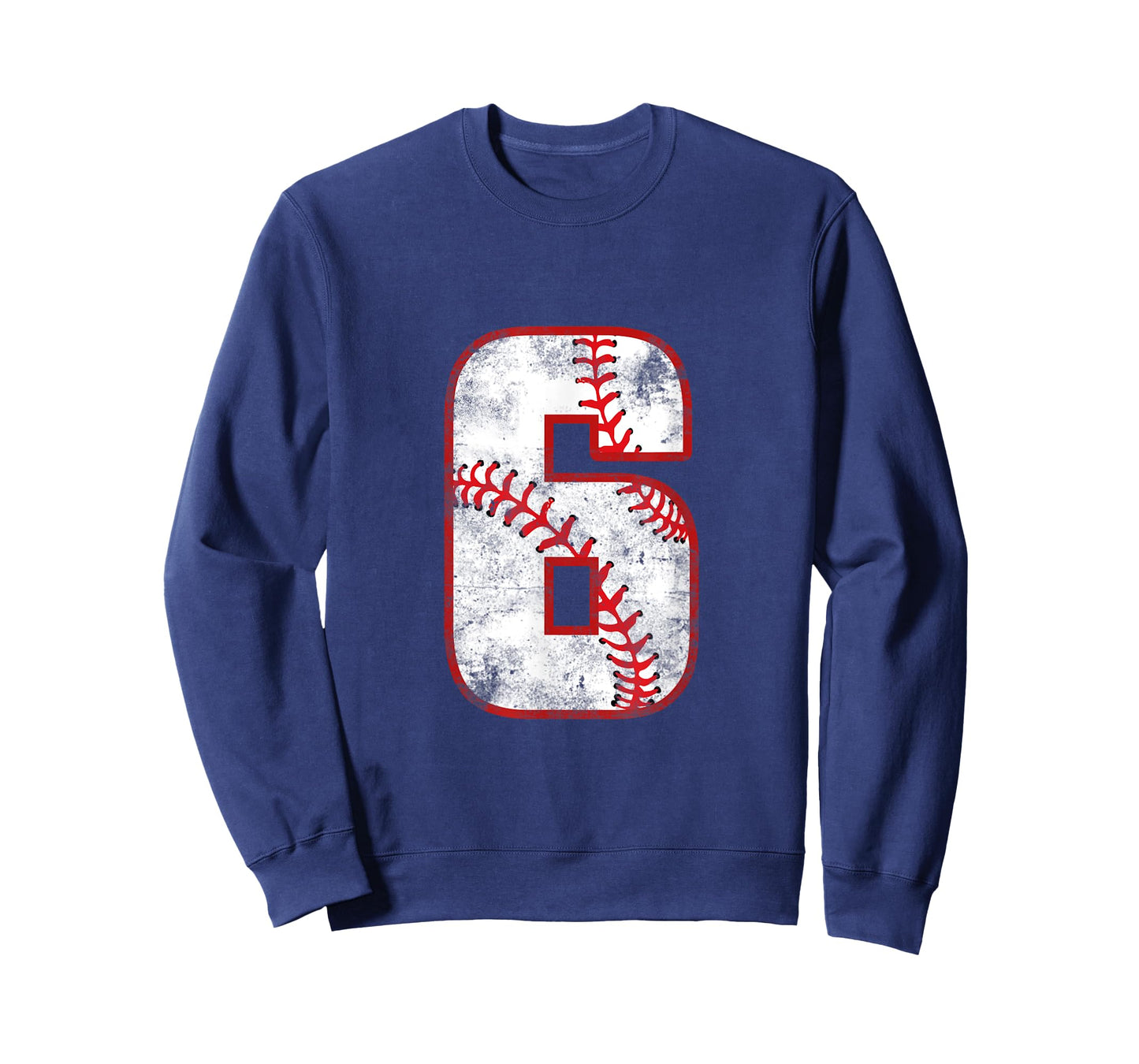 Vintage Baseball 6 Jersey Number T-Shirt