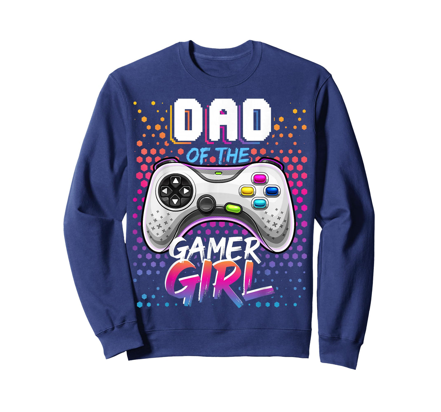 Dad of the Gamer Girl Matching Video Game Birthday Gift T-Shirt