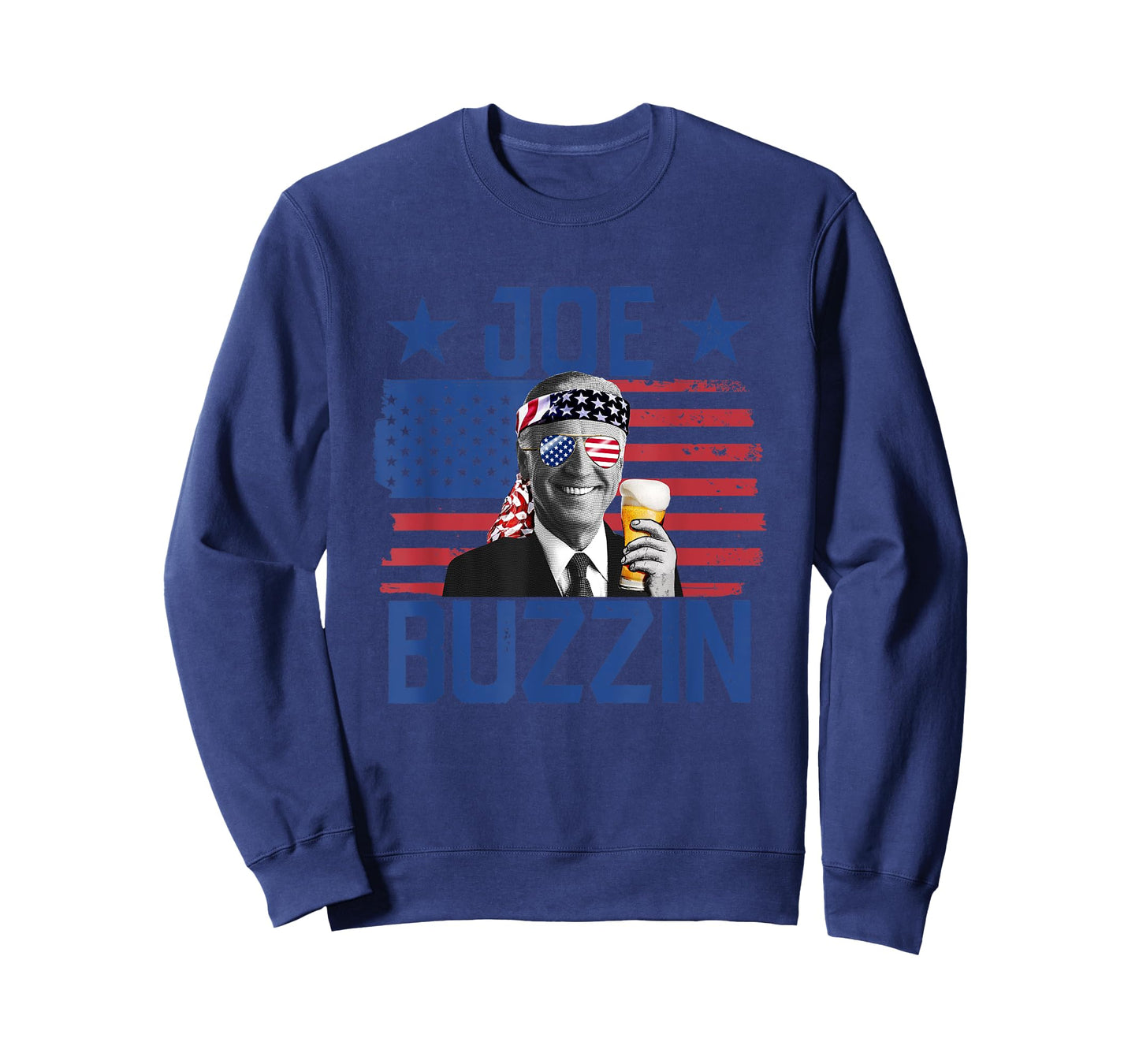 Joe Buzzin' 4th Of July Funny Drinking President Joe Biden Women Men T-Shirt