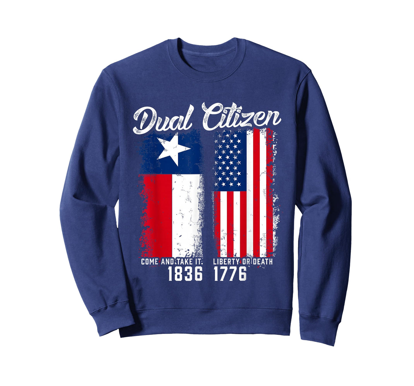 True Texan Dual Citizen Love Texas and America T-Shirt Small