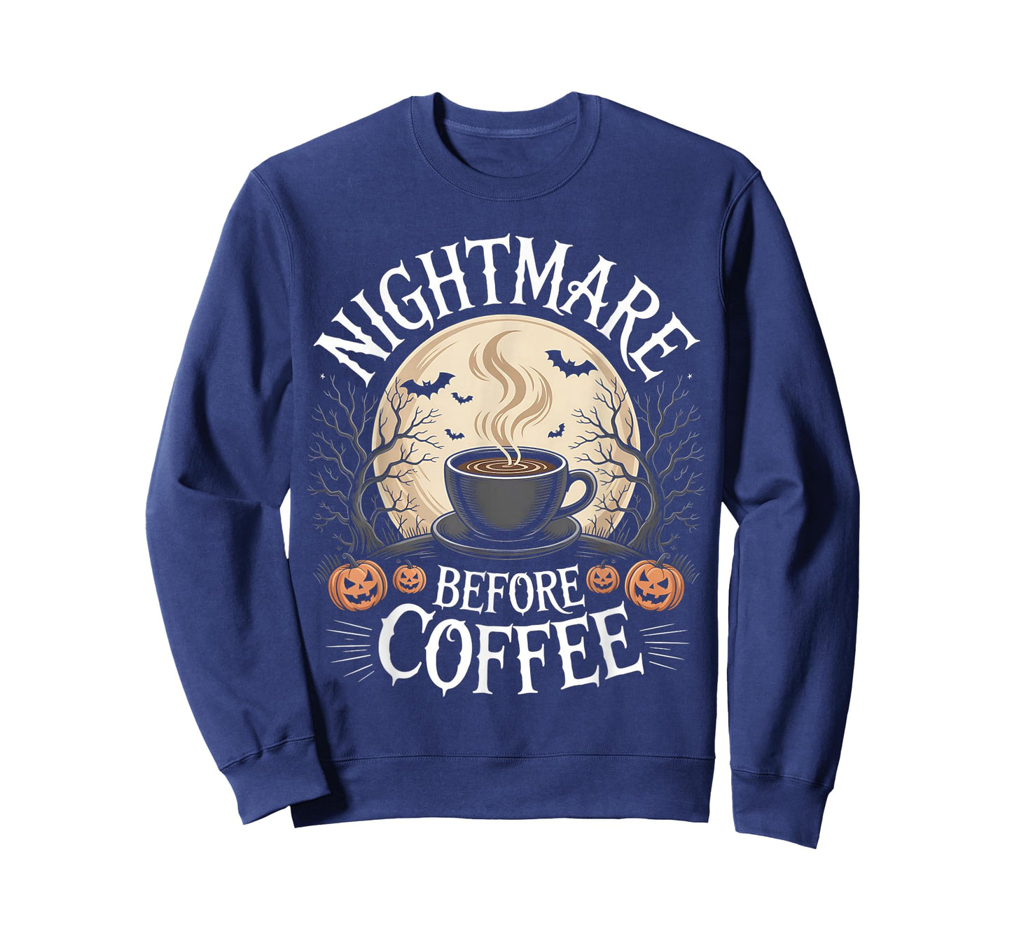 Cute Nightmare Before Coffee Halloween Shirt Funny Mug Gifts T-Shirt