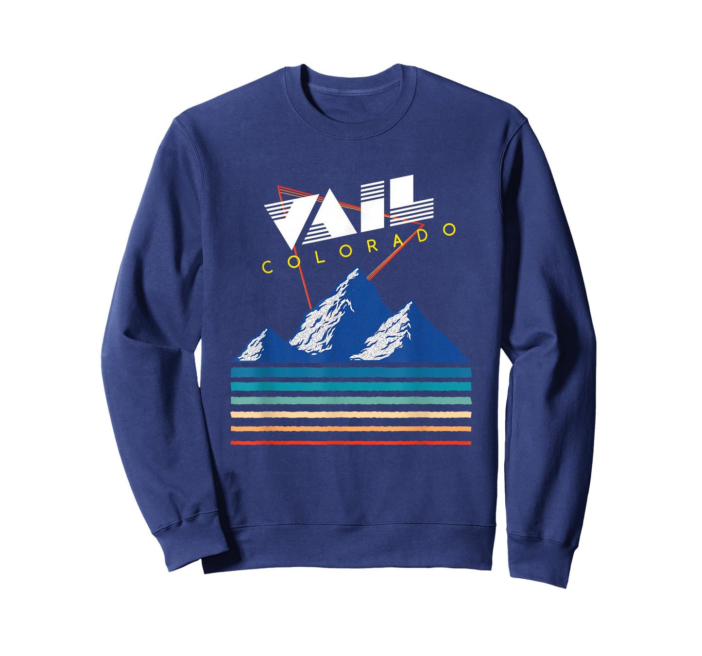 Vail Colorado - USA Ski Resort 1980s Retro Collection T-Shirt