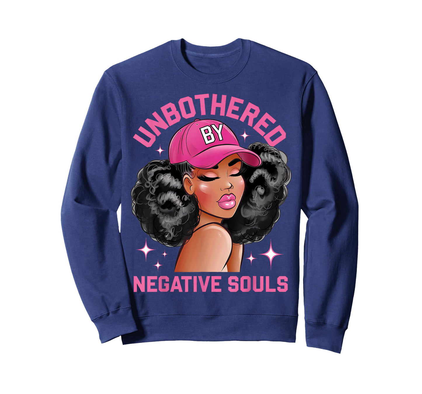 Unbothered By Negative Souls Juneteenth Black Women Freedom T-Shirt