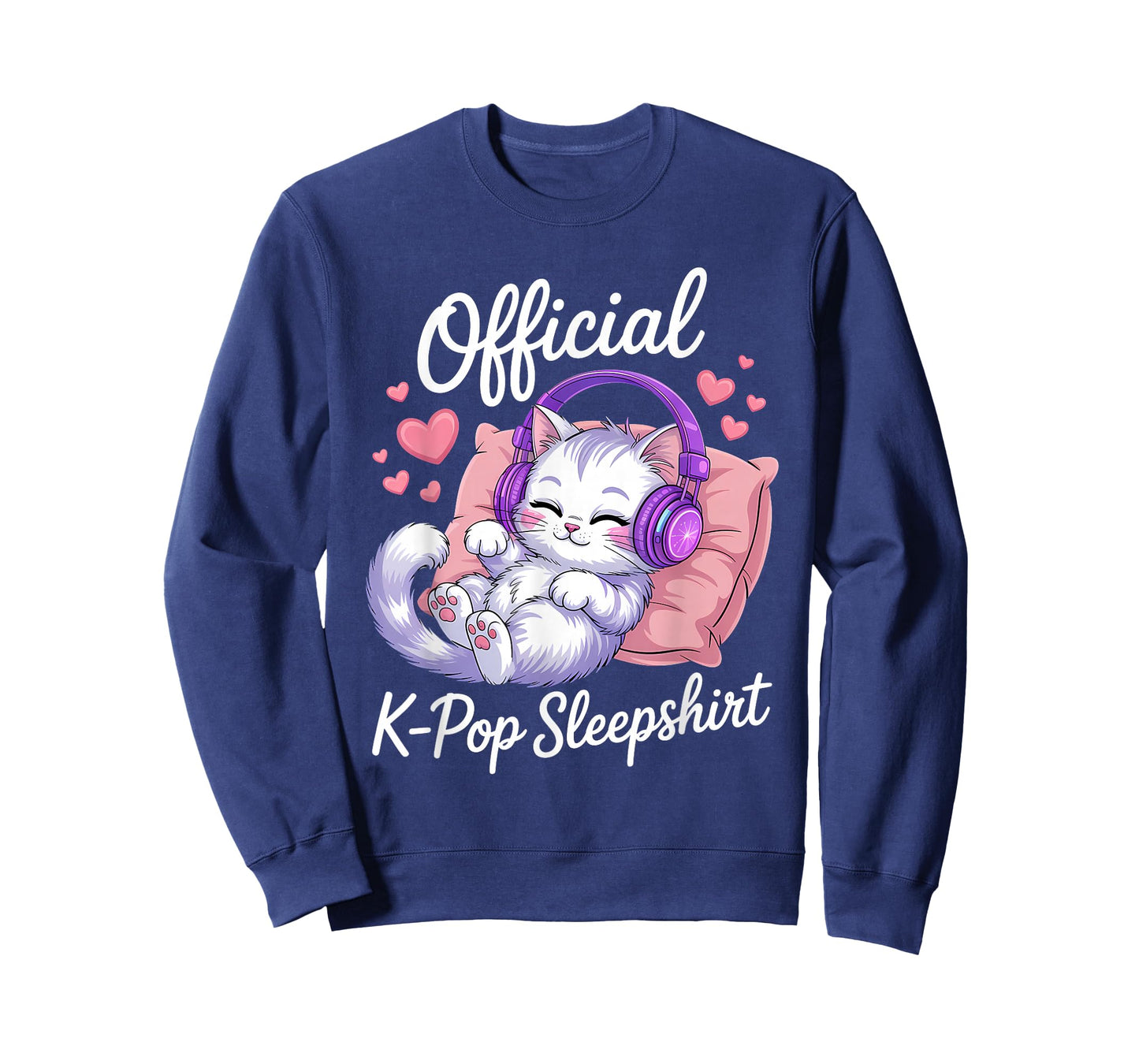 K-Pop Cat Official K-Pop Sleep T-Shirt