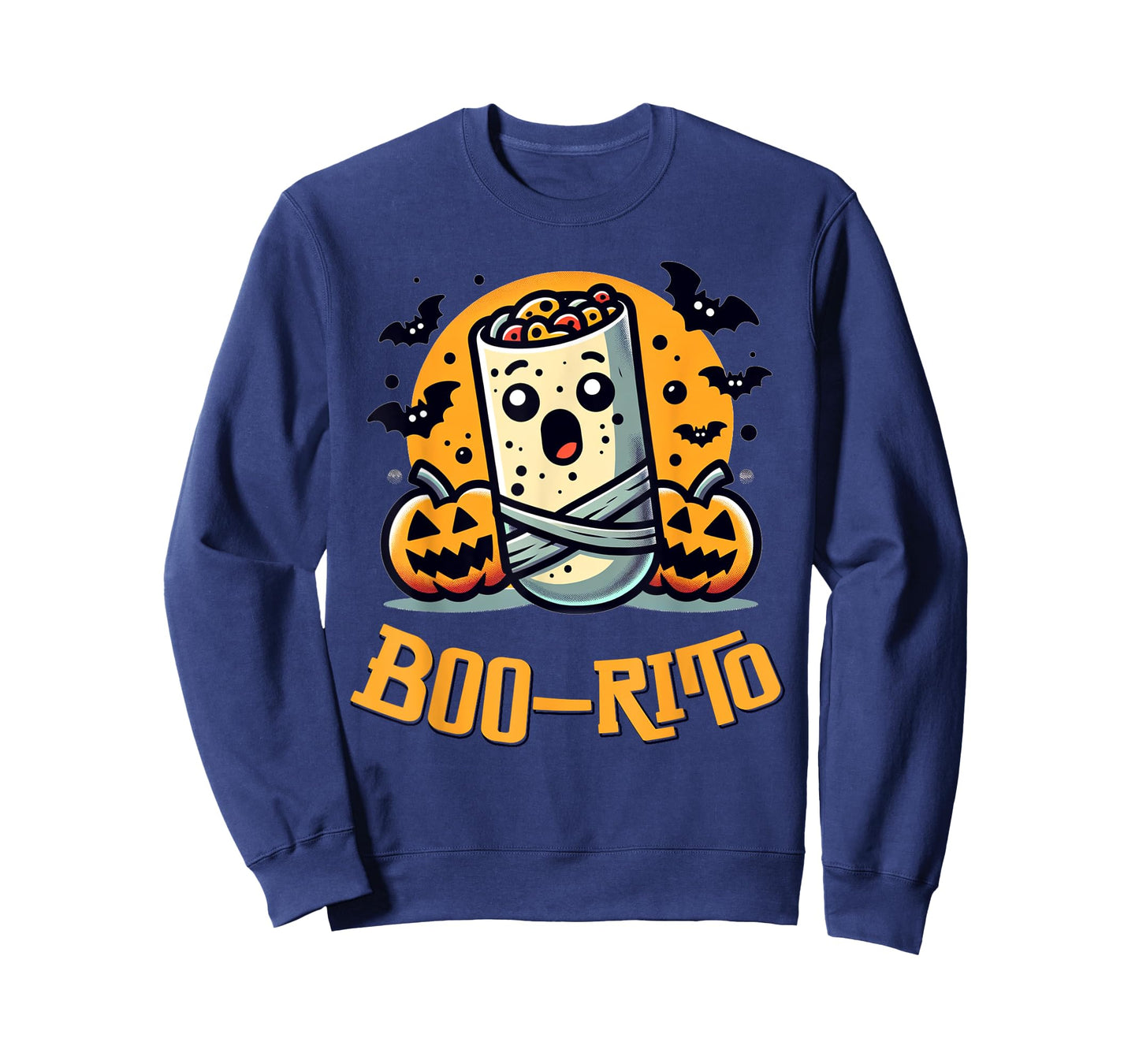 Boo-Rito Funny Mexican Burrito Halloween Costume T-Shirt