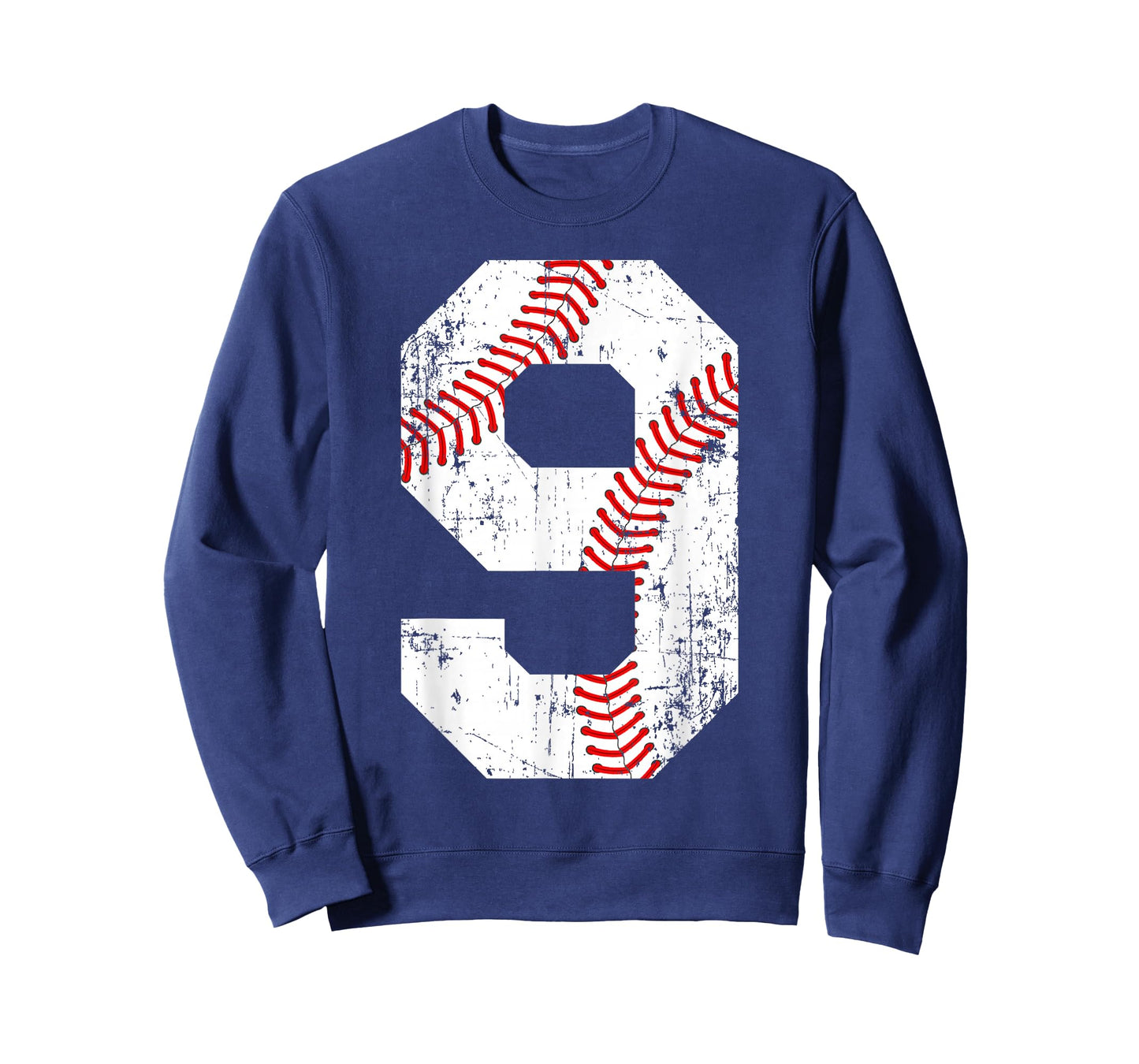 Vintage Baseball 9 Jersey Number T-Shirt