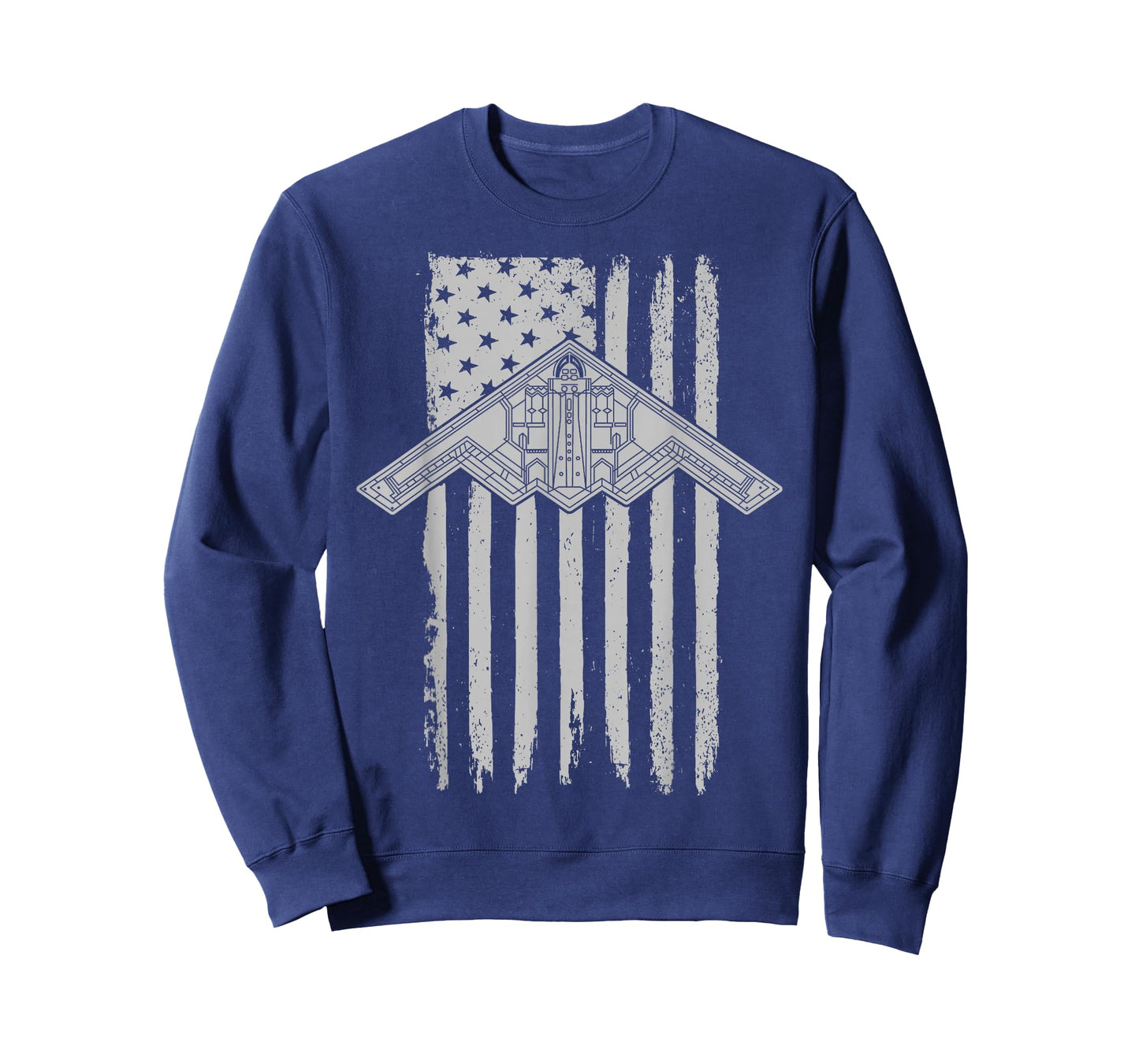 B-2 Stealth Bomber Military Airplane American Flag B2 T-Shirt