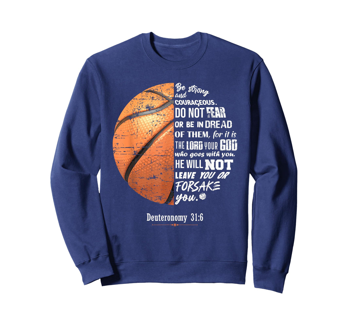 Christian Basketball Deuteronomy Bible Basketball T-Shirt