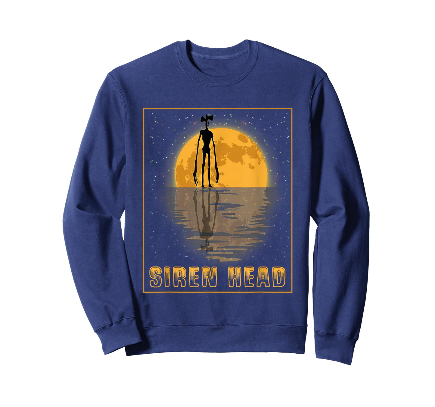 Siren Head and a Yellow Full Moon T-Shirt