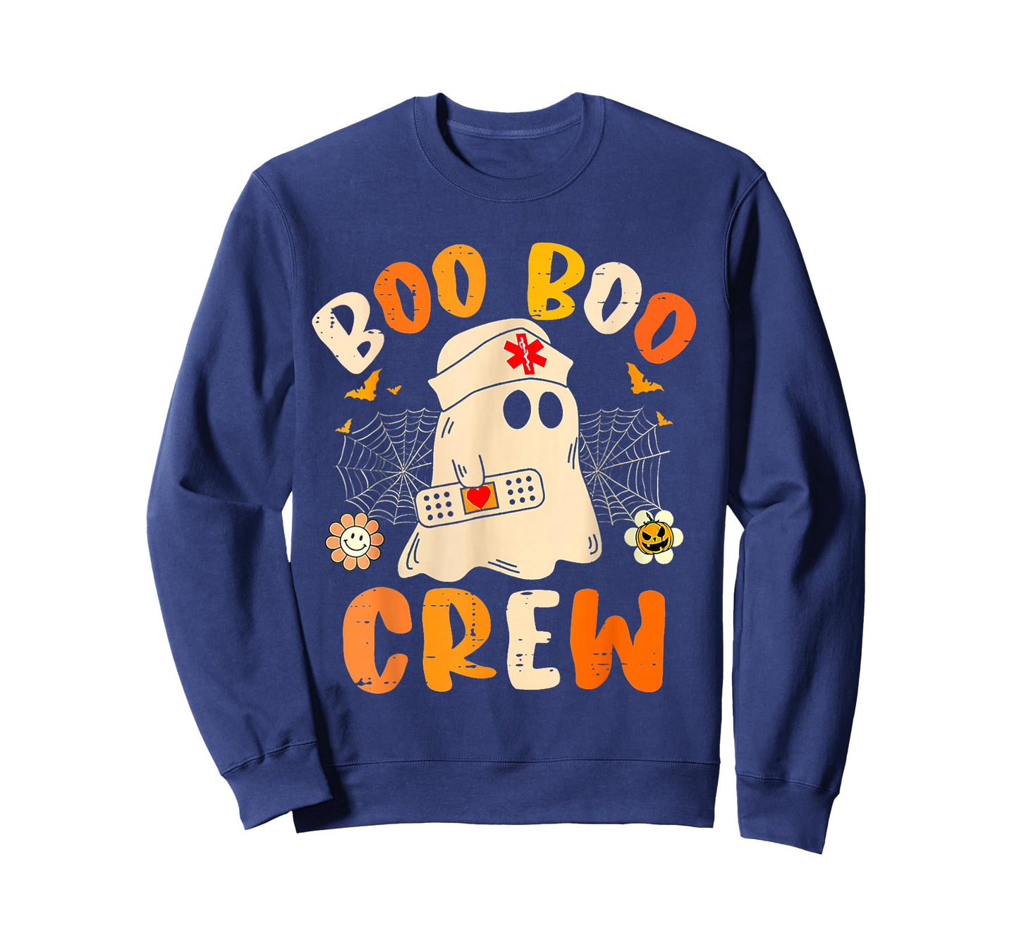 Boo Boo Crew Ghost Halloween Paramedic Nurse RN ER NICU LPN T-Shirt