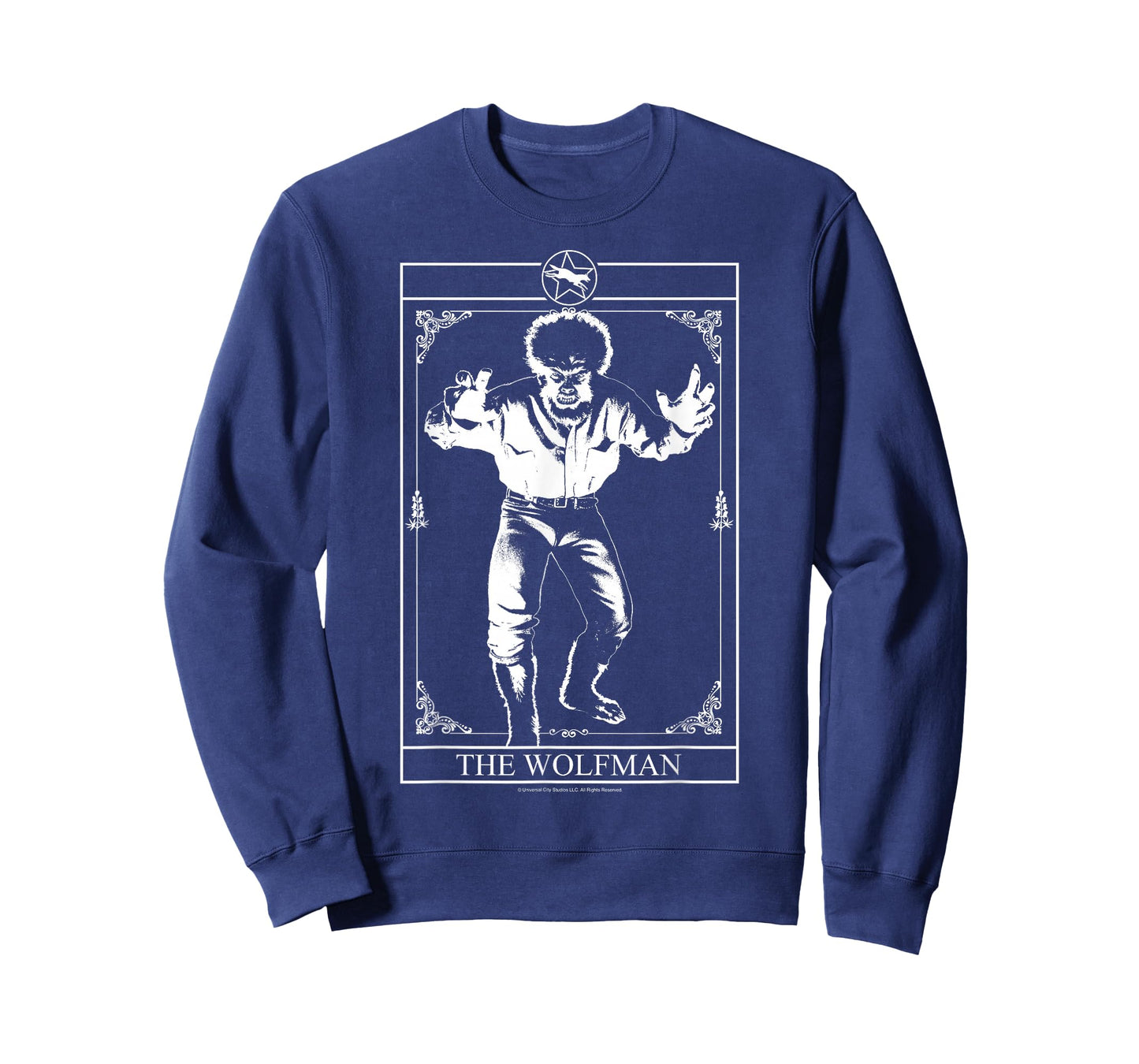 Universal Monsters The Wolfman Tarot Card T-Shirt