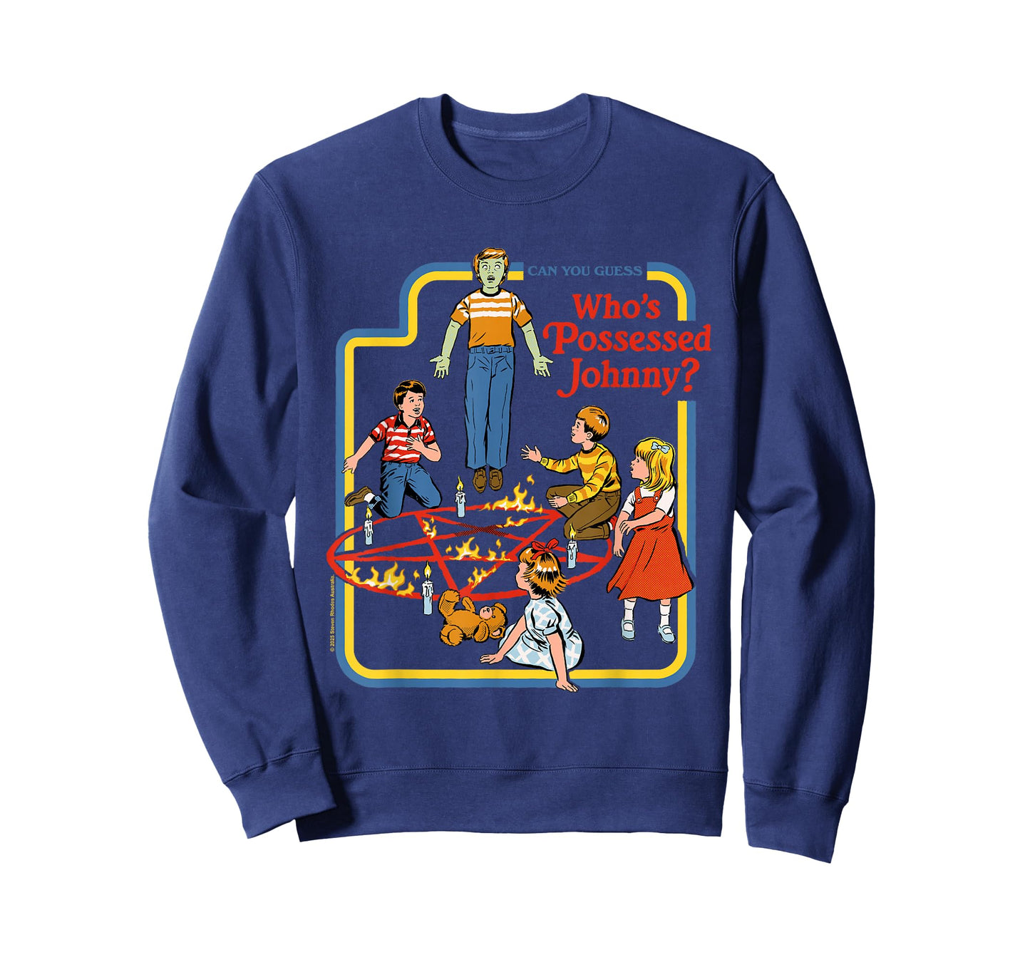 Possessed Johnny Sarcastic Retro Vintage Funny Adult Humor T-Shirt