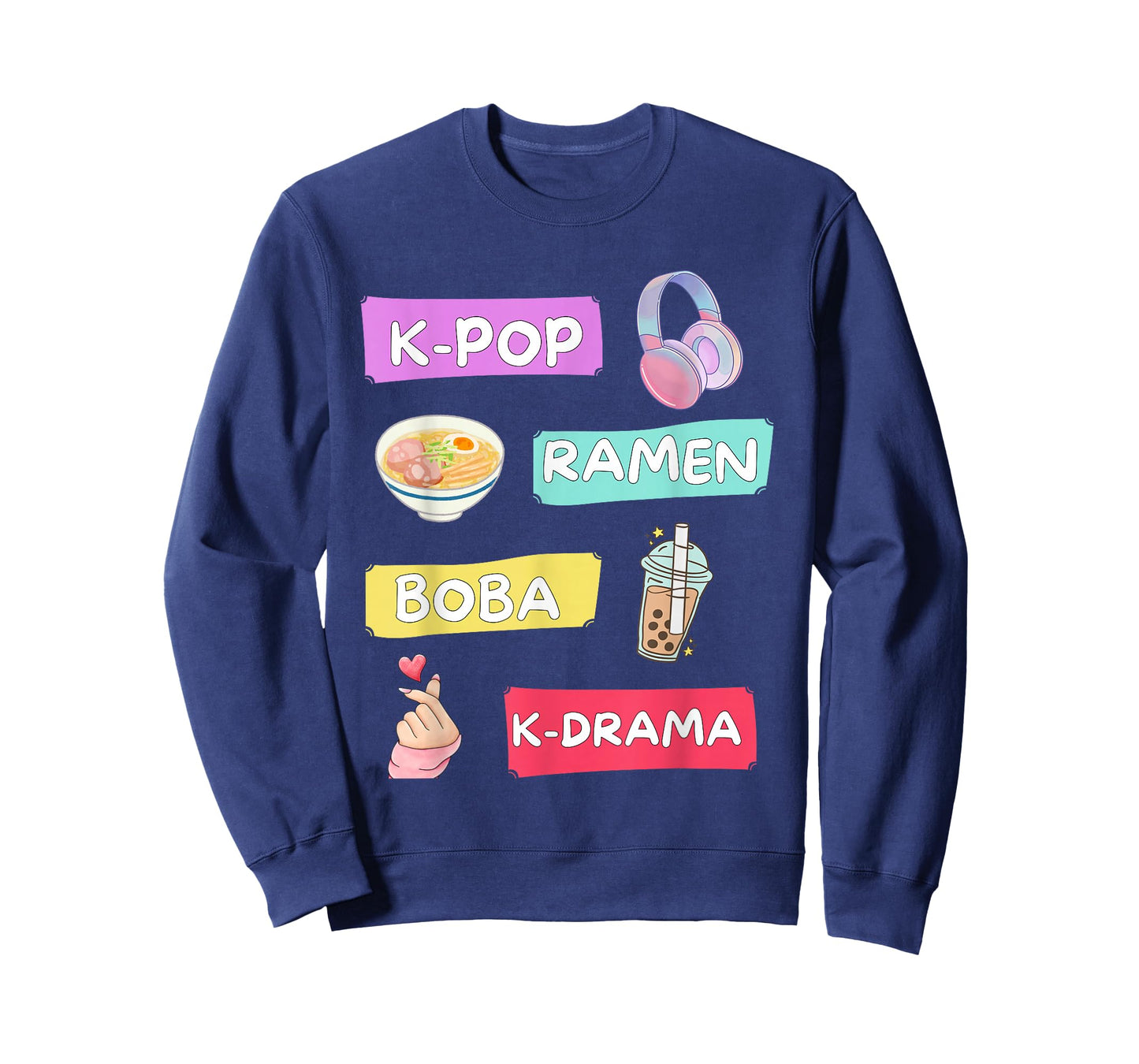 K-Pop Ramen Boba K-Drama Cute Kawaii T-Shirt
