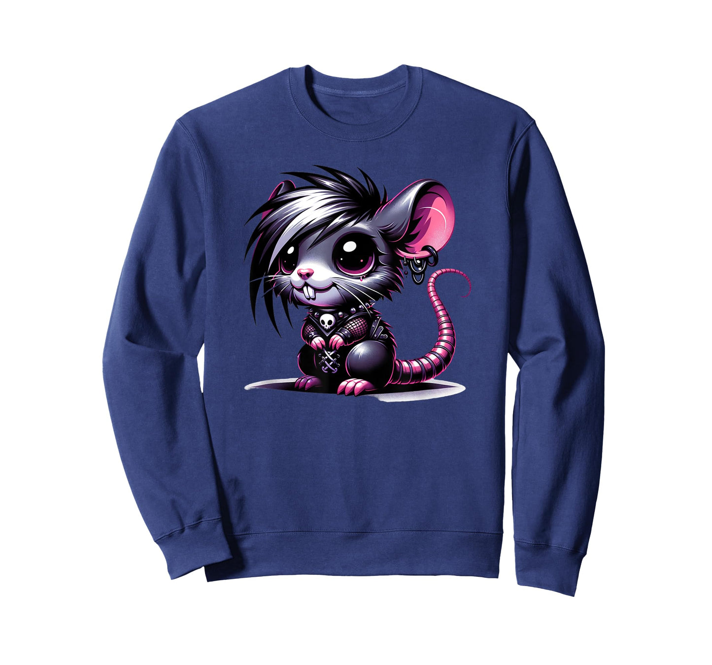 Anime Goth Rat Magic Witch Kitten T-Shirt