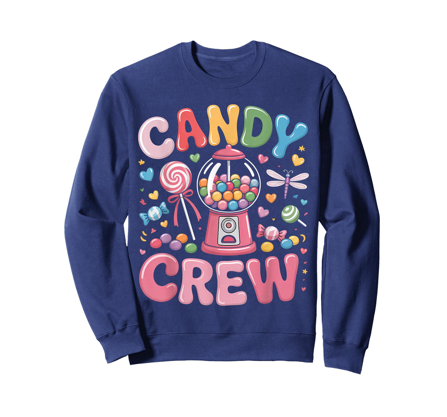 Candy Crew Cute Colorful Sweet Treats Design T-Shirt