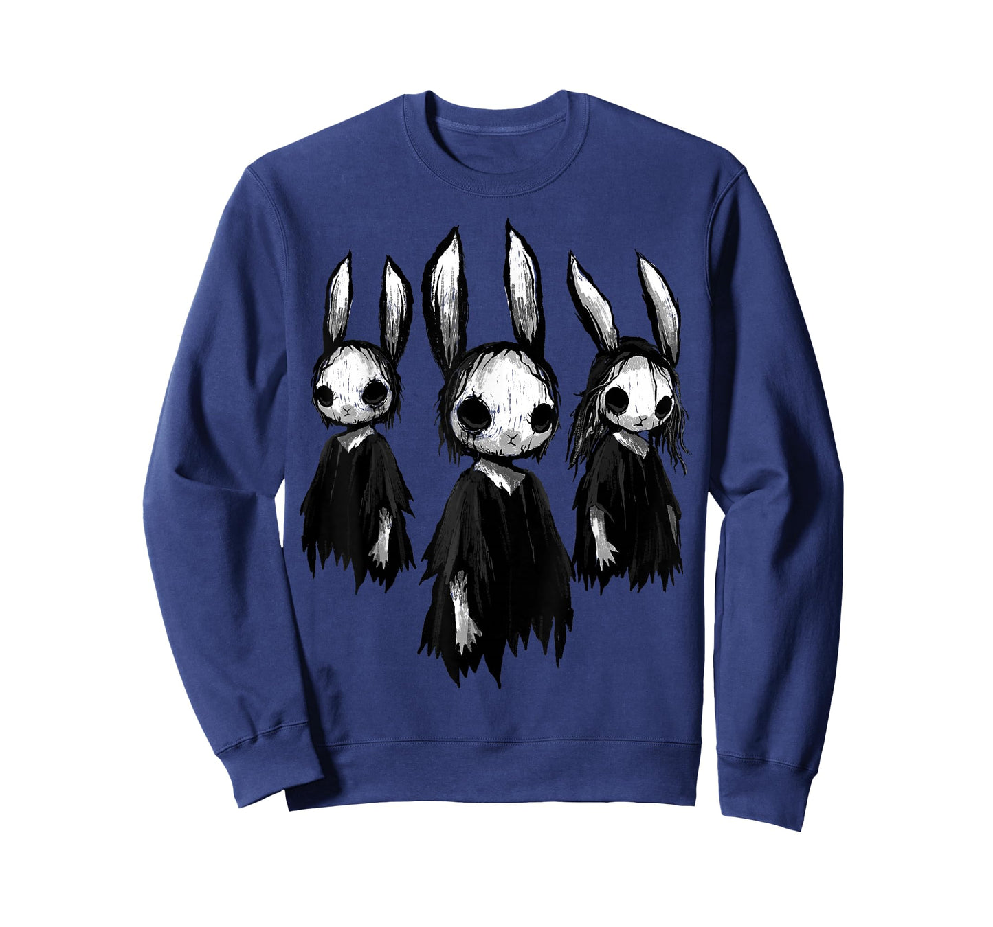 Gothic Shirt Creepy Bunny Goth Rabbit Evil Bunnies Weirdcore T-Shirt