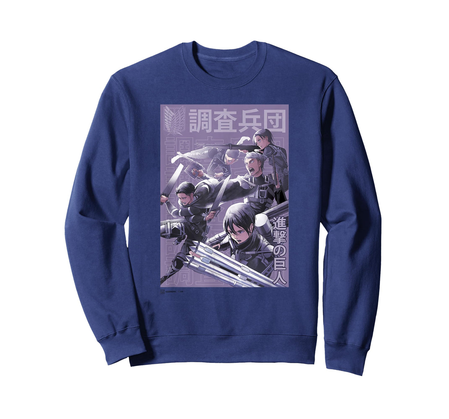 Attack on Titan Group Shot Scout Regiment Anime Epic Poster T-Shirt