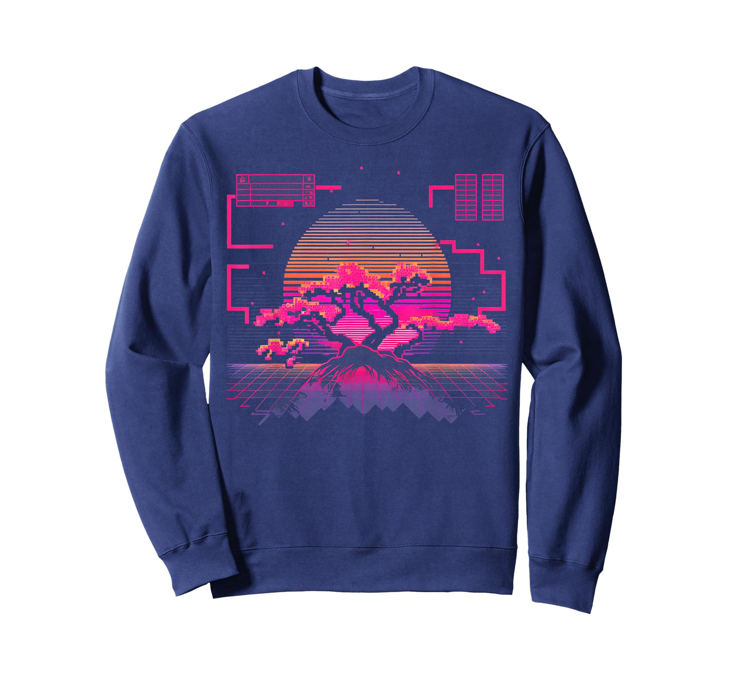 Cherry Blossom Japanese Japan Tokyo Vaporwave Synthwave 80s T-Shirt