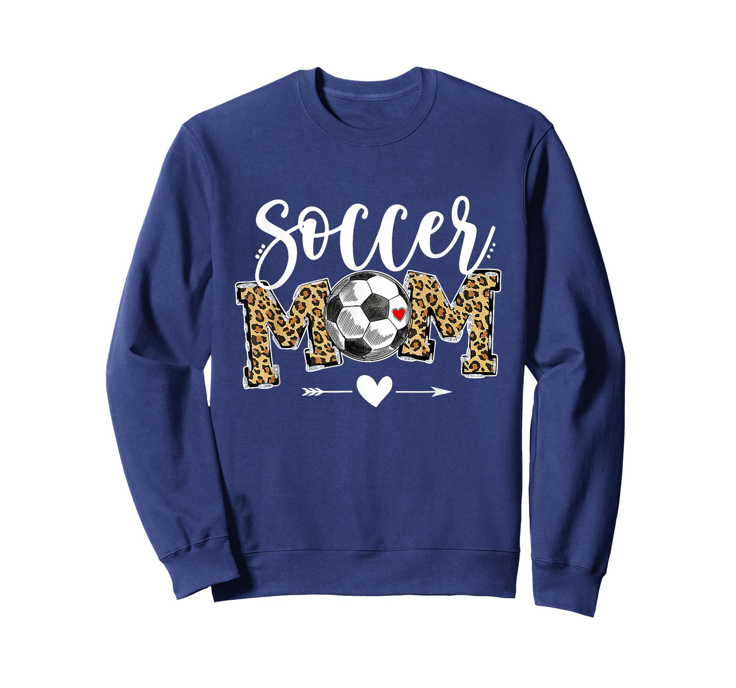 Soccer Mom Leopard Funny Soccer Mom Shirt Mother's Day T-Shirt