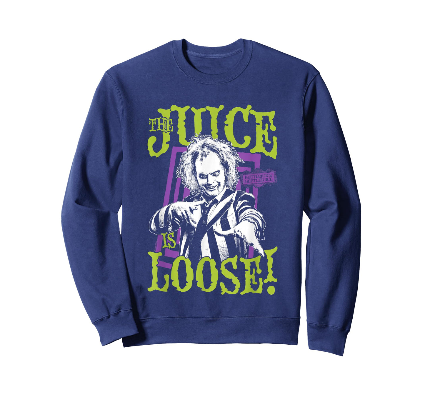 Beetlejuice Beetlejuice The Juice Is Loose! Big Chest Poster T-Shirt